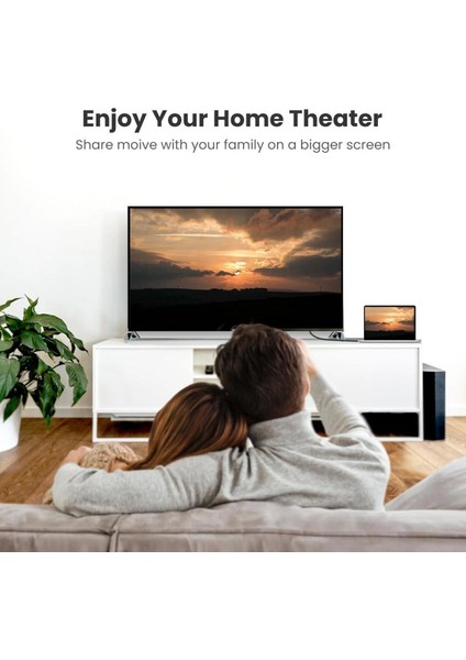 8k 60Hz HDMI 2.1 Örgülü Görüntü Aktarma Kablosu 1.5 Metre
