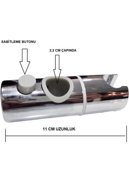 Sürgülü Duşlar Için Ayarlanabilir Duş Mafsalı