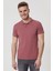 Lee Cooper Polo Yaka Dar Kalıp Desenli Pembe Erkek T-Shirt 2