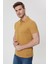 Lee Cooper Erkek Hardal Polo Yaka T-Shirt 3