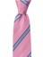 Pembe Çizgili 8 cm Genişliğinde Kravat 1