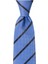Mavi Çizgili 8 cm Genişliğinde Kravat 1