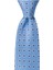 Mavi Desenli 8 cm Genişliğinde Kravat 1
