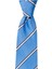Mavi Çizgili 8 cm Genişliğinde Kravat 1