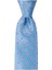 Açık Mavi Desenli 8 cm Genişliğinde Kravat 1