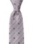 Gri Desenli 8 cm Genişliğinde Kravat 1