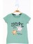 Toontoy Kız Çocuk Baskılı Tişört 1