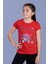 Toontoy Kız Çocuk Baskılı Tişört 1