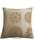 Çiçek Desenli Krem Kırlent Kılıfı 45CM*45CM 1