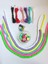 6 Renk Fimo Boncuk 6 Mm, 10 Adet Desenli Fimo 6 Adet Nazarlı Boncuk Ipli Set 1
