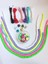 6 Renk Fimo Boncuk 6 Mm, 10 Adet Desenli Fimo 6 Adet Nazarlı Boncuk Ipli Set 2