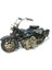 Dekoratif Metal Motosiklet Sepetli Biblo Dekoratif Hediyelik 1