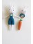 Havuçlu Tavşan Set Amigurumi Organik Oyuncak 1