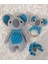 Uyku Arkadaşı Koala ve Çıngırak Takımı Amigurumi Organik Oyuncak 1