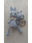 Sevimli Tavşan ve Çıngırak Amigurumi Organik Oyuncak 1