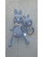 Sevimli Tavşan ve Çıngırak Amigurumi Organik Oyuncak 2