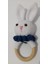 Sevimli Tavşan Çıngırak Amigurumi Organik Oyuncak 1