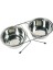 Duo Dinner Ikili Çelik Mama Kabı 11 cm 1