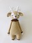 Yeni Doğan Uykucu Geyik Seti Amigurumi Organik Oyuncak 2