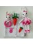 Havuçlu Tavşan Set Amigurumi Organik Oyuncak 1