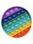 Pop It Duyusal Zihinsel Oyuncak ( Rainbow Renk, Yuvarlak ) 2