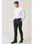 AC&Co / Altınyıldız Classics Erkek Siyah Regular Fit Normal Kesim Yan Cepli Esnek Klasik Pantolon 1
