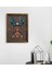 Gift Geyik Tasarımlı Doğal Masif Ahşap Çerçeveli Tablo 45X65CM-1 1