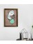 Gift Minimal Çiçekler Tasarımlı Doğal Masif Ahşap Çerçeveli Tablo-2 2
