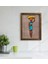 Gift African Woman Tasarımlı Doğal Masif Ahşap Çerçeveli Tablo-3 3