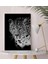 Gift Leopar Tasarımlı Kanvas Tablo 30X50CM-1 1