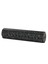 Orta Sert Tırtıklı Masaj Rulosu Foam Roller Siyah+Yeşil 1