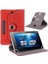Reeder A8I Quad Noir 8" 360°UNIVERSAL Tablet Kılıfı ve Nano Ekran Koruyucu Kırmızı 2