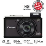 Canon DSC Powershot SX230 HS BLK 12.1 MP 14x Optik Zoom 3