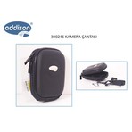 Addison 300246 Kamera Çantası Dayanıklı Kumaş Slim Tasarım Kompakt Siyah