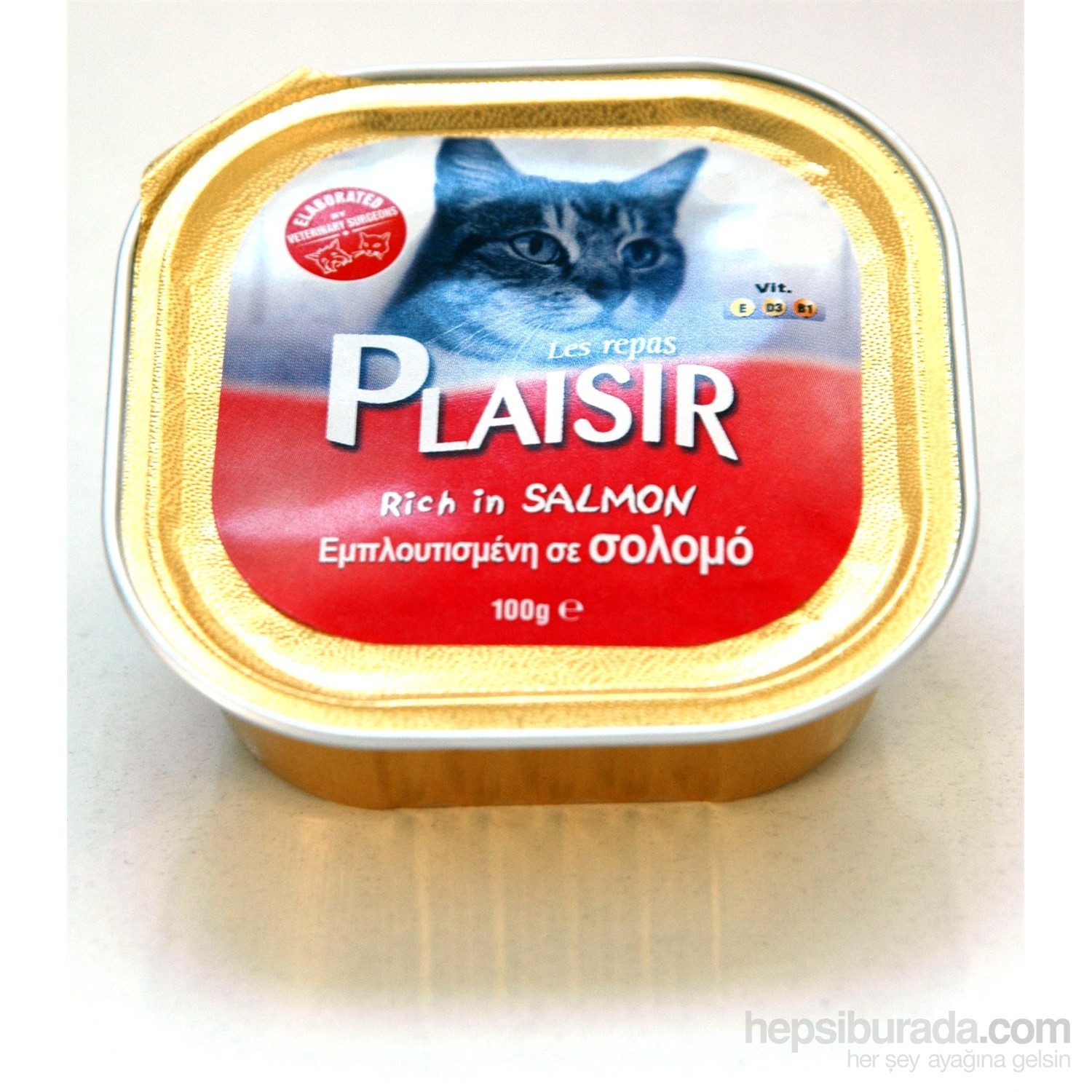 Plaisir Pate Somonlu Yaş Kedi Maması 100 Gr Fiyatı