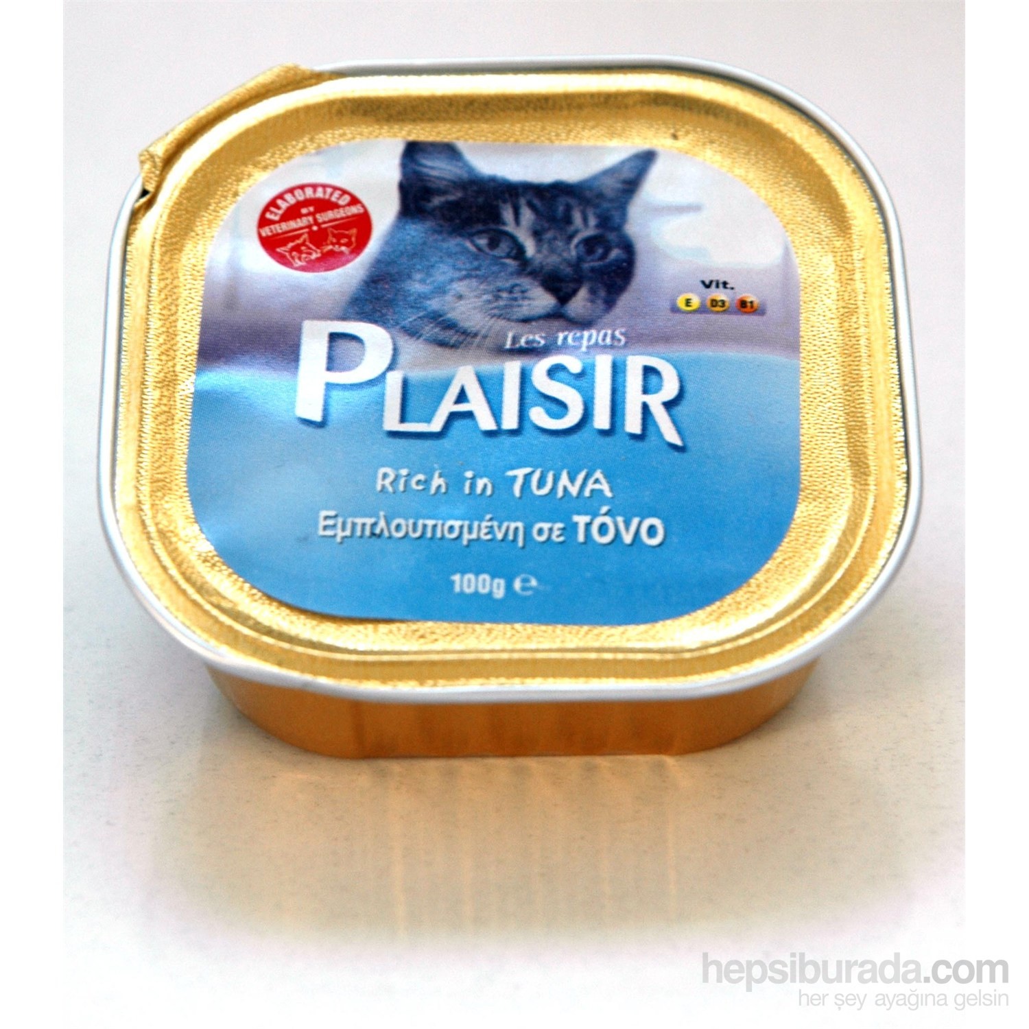 Plaisir Pate Tuna Etli Yaş Kedi Maması 100 Gr Fiyatı
