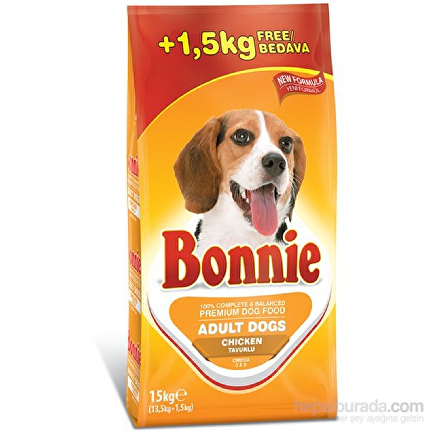 Bonnie Dog Chicken Tavuklu Yetiskin Kopek Mamasi 15 Kg Fiyati