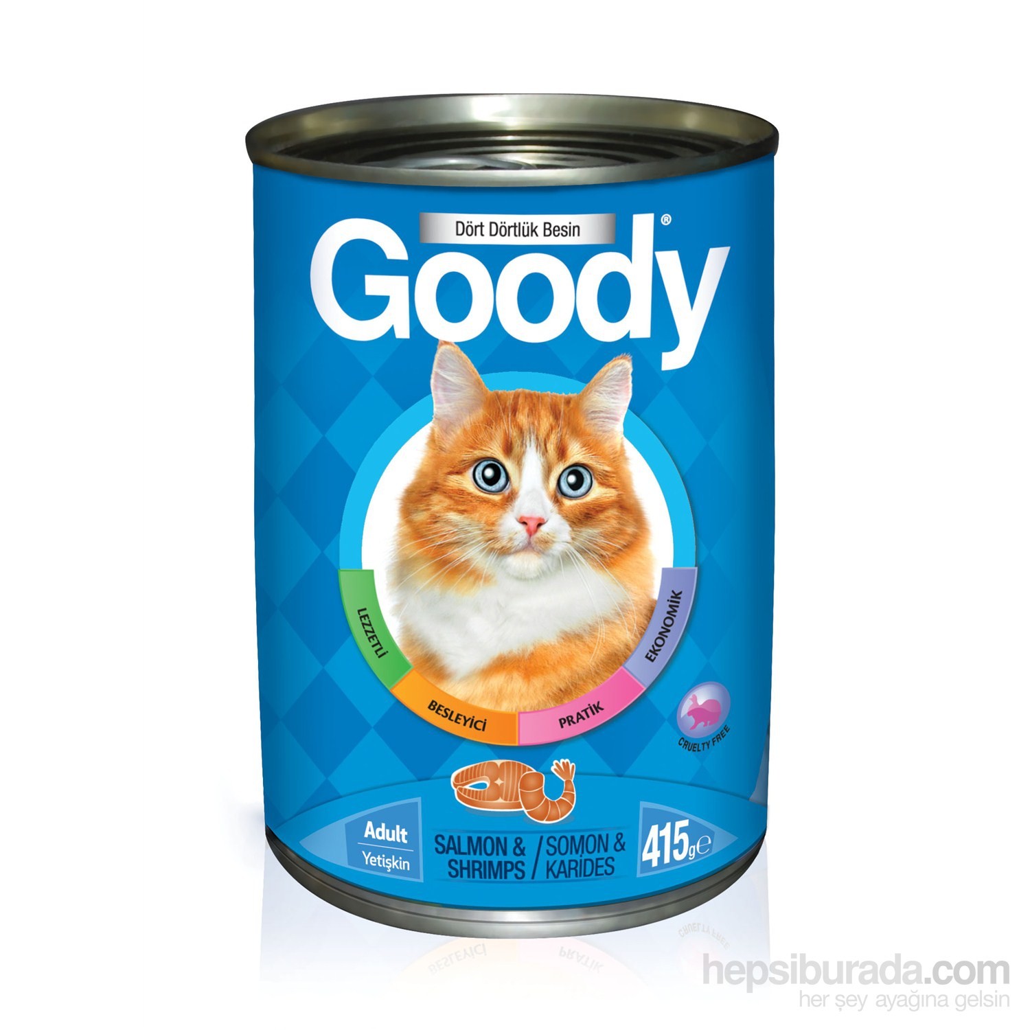 Goody Somon &amp; Karidesli Yaş Kedi Maması 415 Gr Fiyatı