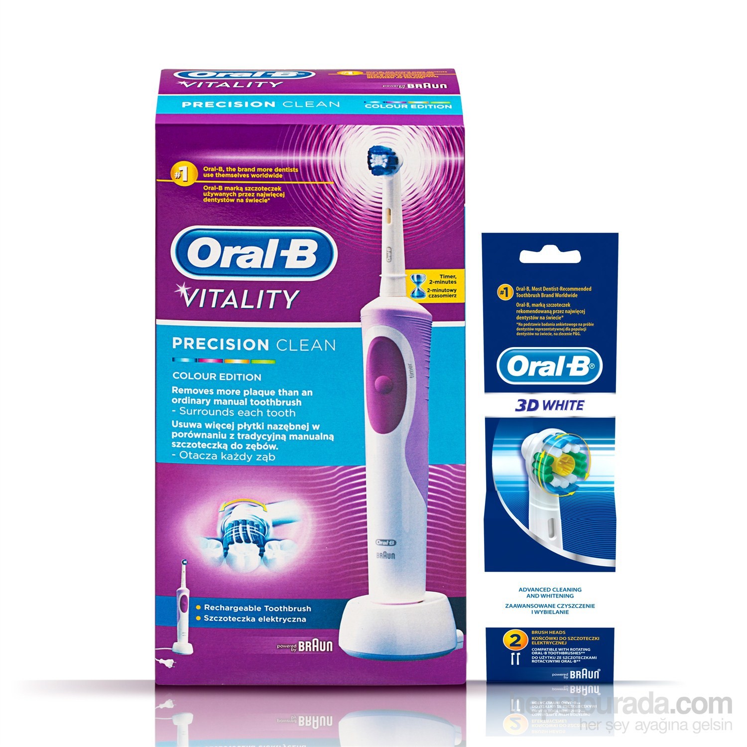 oral b power toothbrush d12 3d white