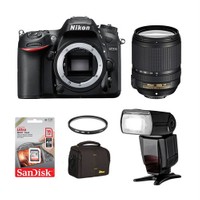Nikon D7200 + 18-140 Dx Vr + Ttl Flash + Hafıza Kartı + Çanta + Uv Filtre