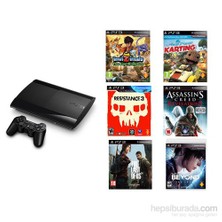 Sony Playstation 3 500 GB  (  Beyond: Two Souls  +Last Of Us + LittleBigPlanet Karting + Invizimals: The Lost Kingdom + Assassin Creed Revelations + Resistance 3 )