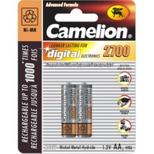 Camelion BT-FO20005 2' li Şarjlı Pil ( AA - Kalem) NI-MH 2700MAH