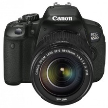 Canon EOS 650D 18-135MM IS STM 18MP 3.0" LCD SLR Fotoğraf Makinesi (Dokunmatik Ekran)