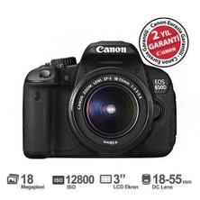 Canon Eos 650D 18-55 mm 18MP 3.0" LCD SLR Fotoğraf Makinesi(Dokunmatik Ekran)