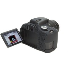 easyCover Silicon Case Canon 600D ECC600D ( Siyah )