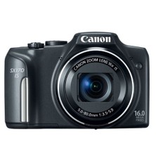 Canon PowerShot SX170IS Siyah 16 MP 16X Optik Zoom 3,0" LCD Dijital Fotoğraf Makinesi