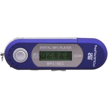 Powerway PW-01 2GB + 1.0” Ekran + FM Radyo + Ses Kayıt Mp3 Çalar Mavi