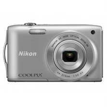 Nikon Coolpix S3200 16 MP 6x Optik Zoom 2,7" LCD HD Vİdeo Dijital Fotoğraf Makinesi