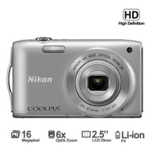 Nikon Coolpix S3300 16MP 2.5" LCD Dijital Fotoğraf Makinesi ( HD Çekim )
