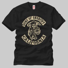 Crazy Sons Of Anarchy California Erkek T-Shirt
